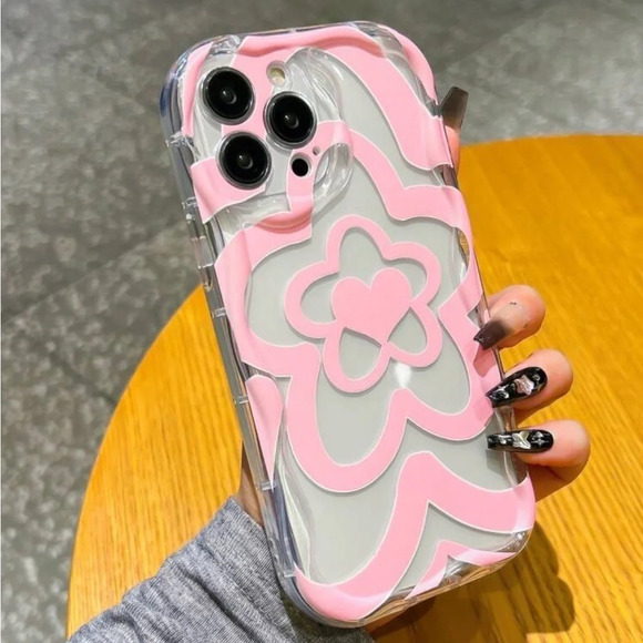 ⚠️Clearance iPhone 13 Pro/Pro Max Cute Pink Phone Case - Picture 3 of 5